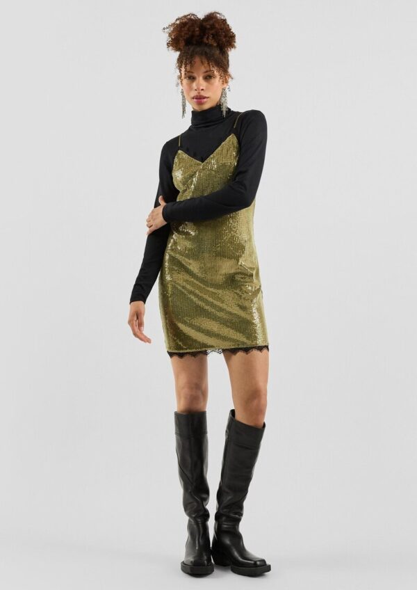 QS x Vanessa Mai | Paillettenkleid