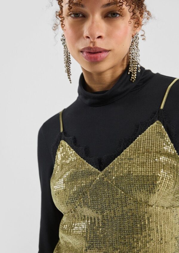 QS x Vanessa Mai | Paillettenkleid
