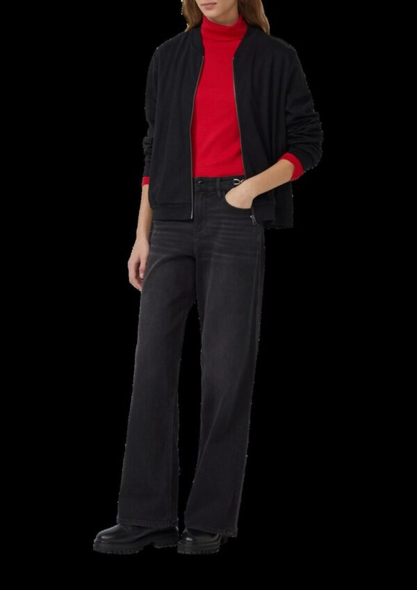 Rollkragen-Langarmshirt im Slim Fit