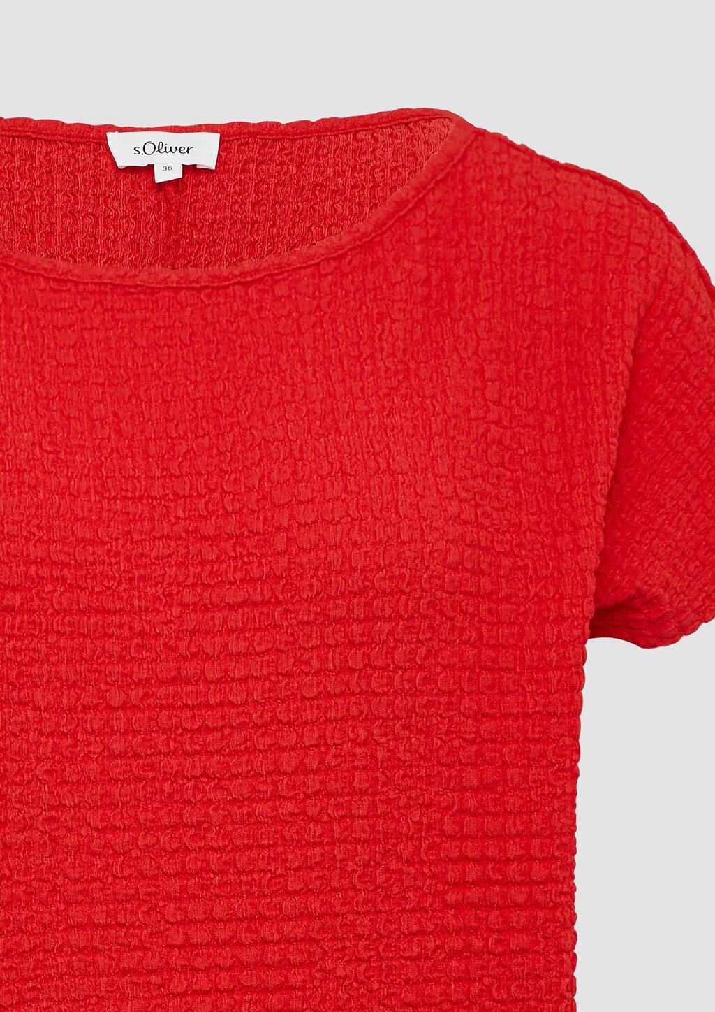 Relaxed-Fit-Shirt in Struktur-Optik