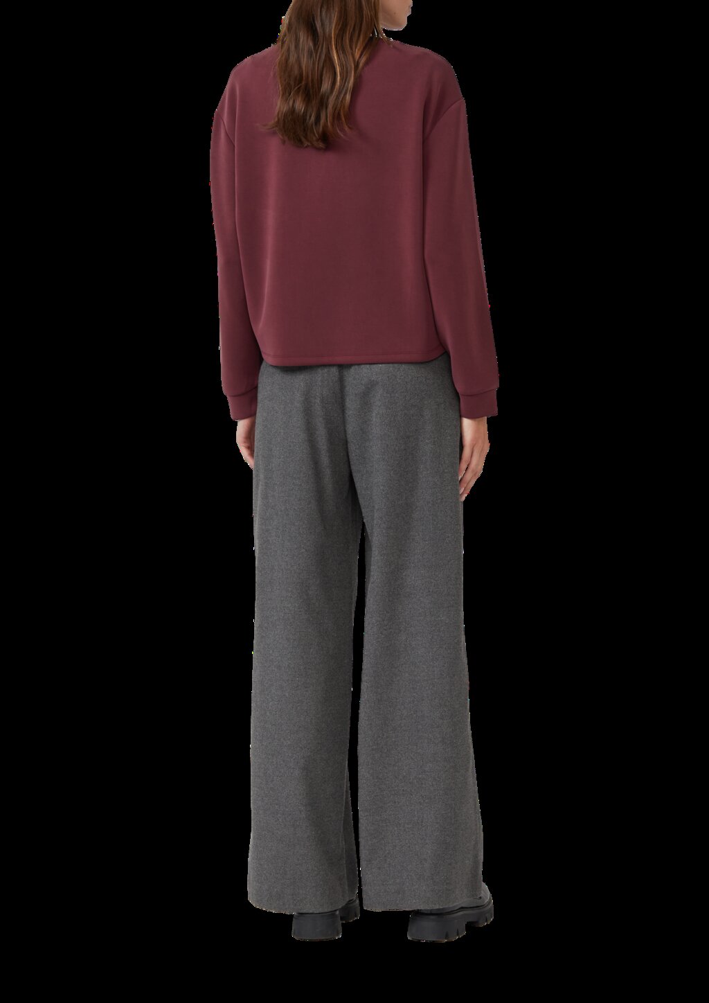 Scuba-Sweatshirt im Relaxed Fit mit Prägung