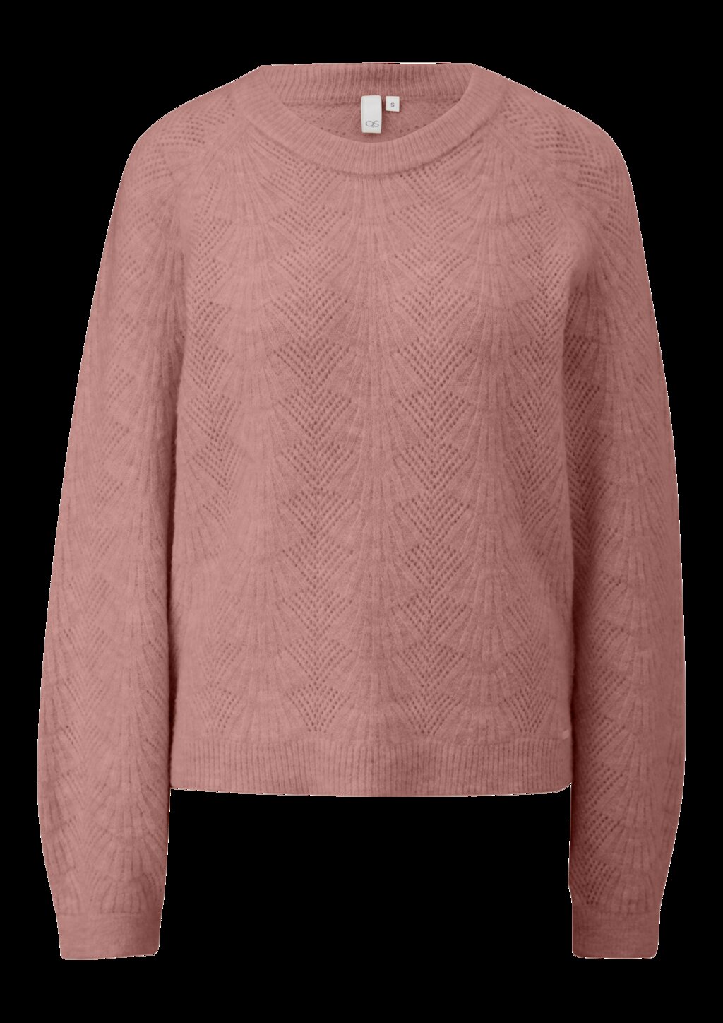 Weicher Pullover mit Ajourmuster