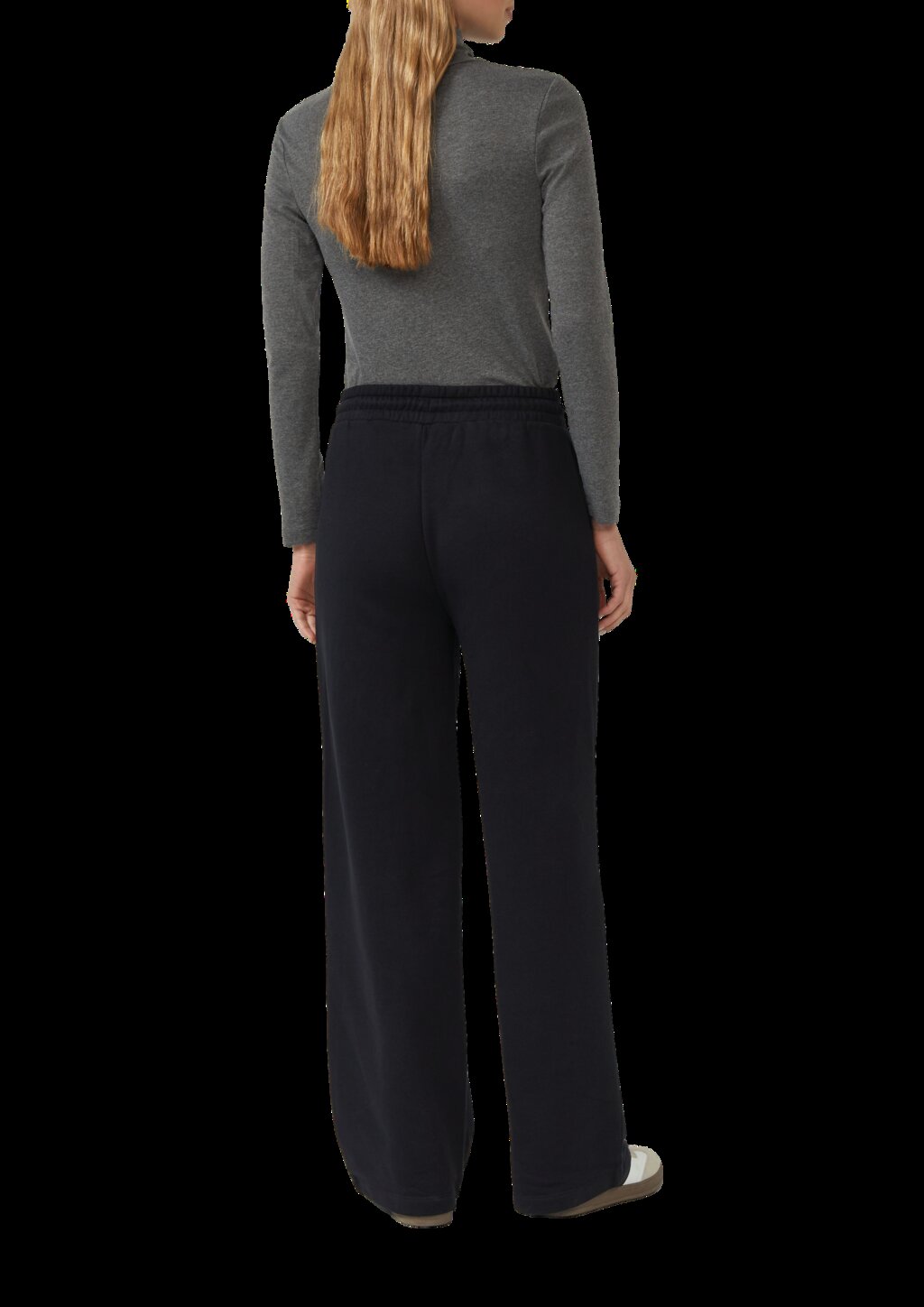 Sweathose mit weitem Bein und Elastikbund