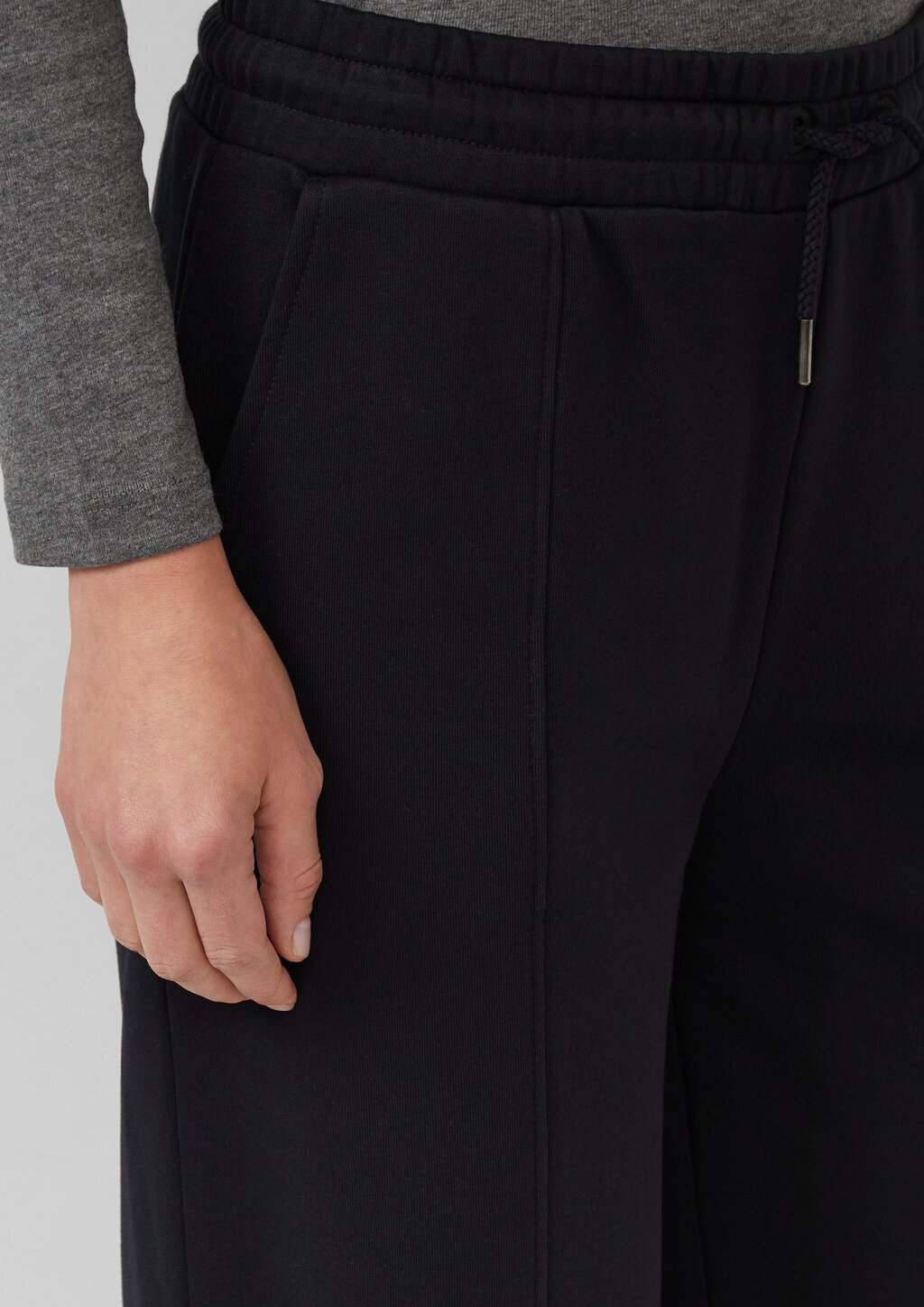 Sweathose mit weitem Bein und Elastikbund
