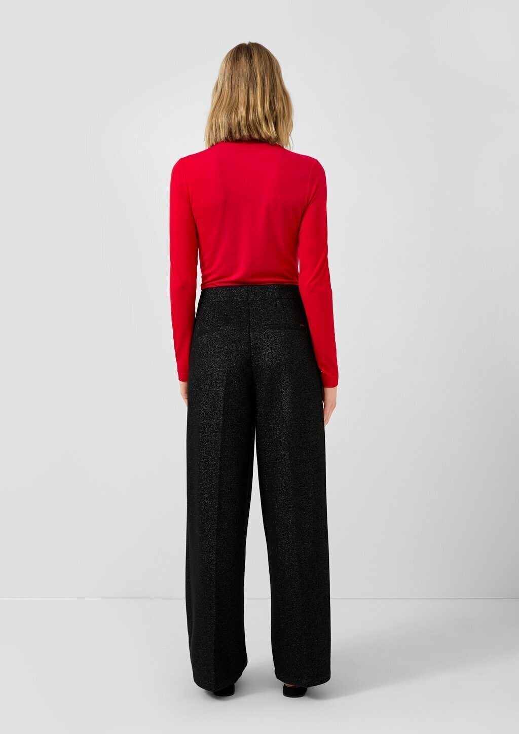 Slim Fit Jerseyshirt mit Stehkragen