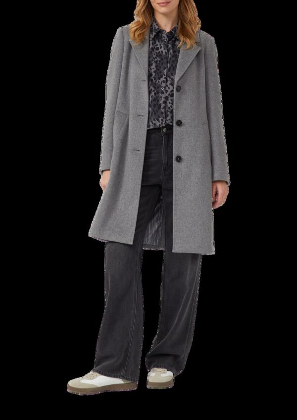 Jerseybluse mit Leo-Muster