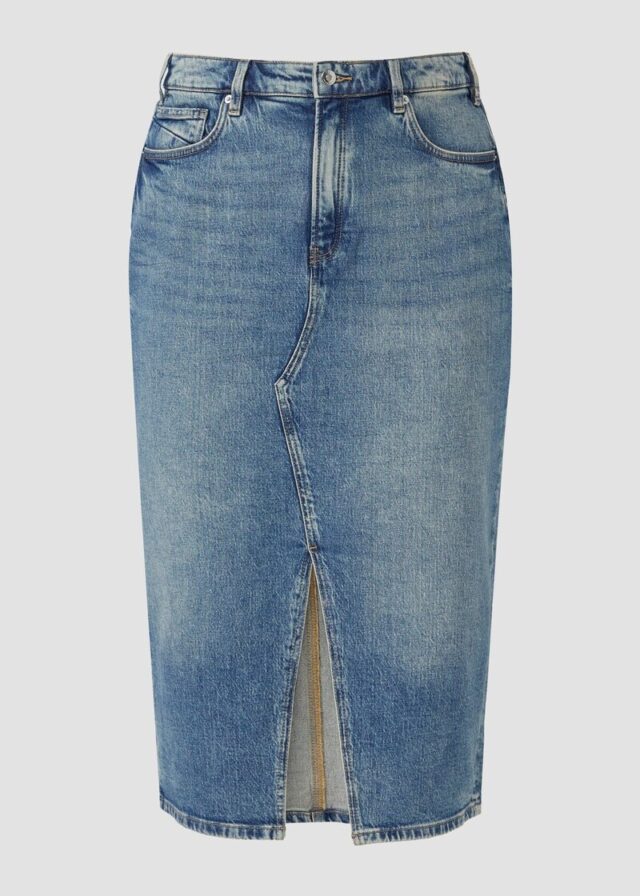 Denim Midi-Rock