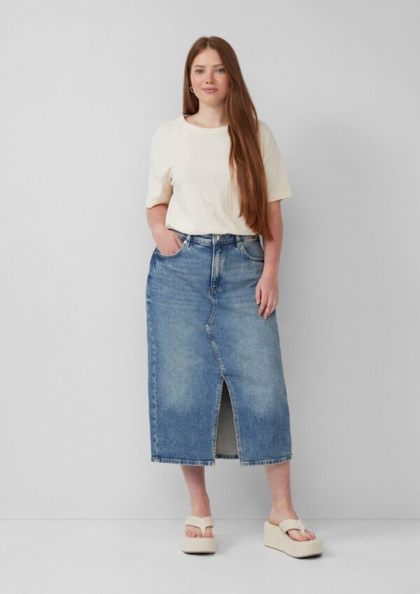 Denim Midi-Rock