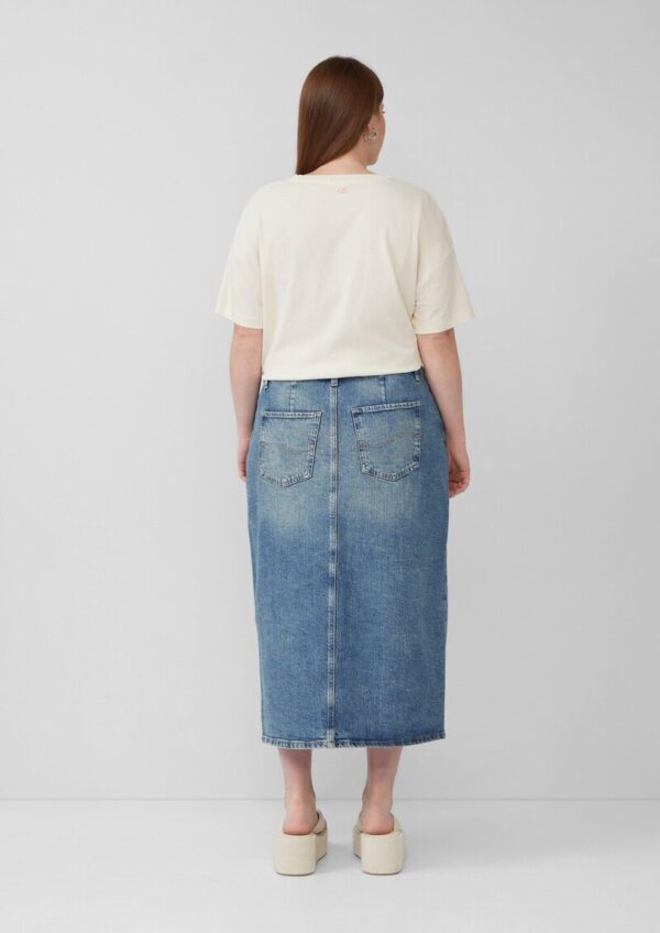 Denim Midi-Rock