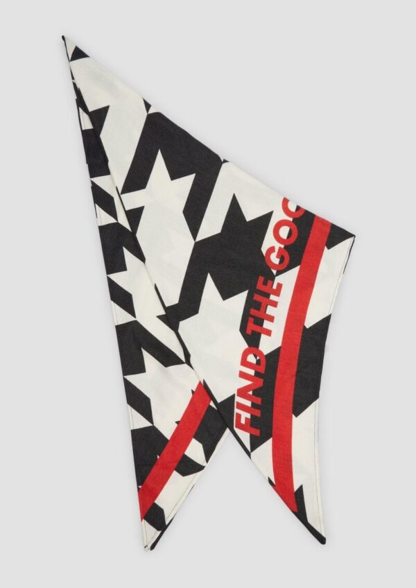 Dreieckstuch mit Allover-Animal-Print