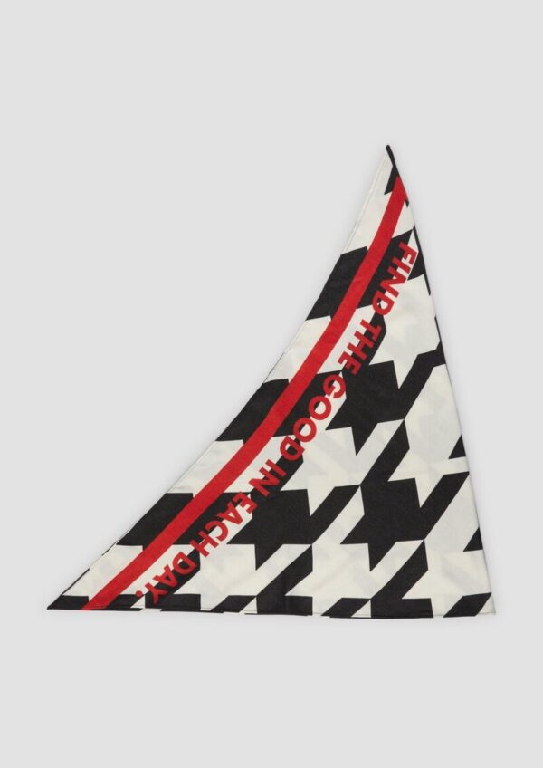 Dreieckstuch mit Allover-Animal-Print