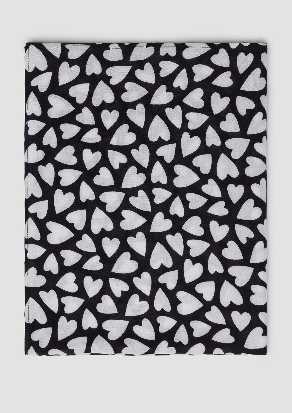 Floraler Loop-Schal aus Viskose mit Artwork-Details