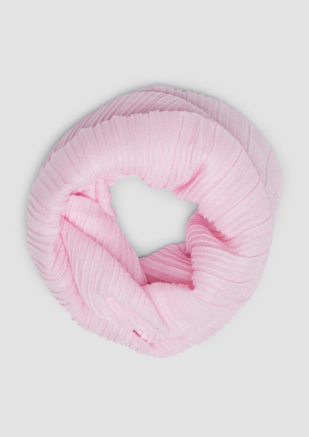 Loop-Schal in Plissee-Optik