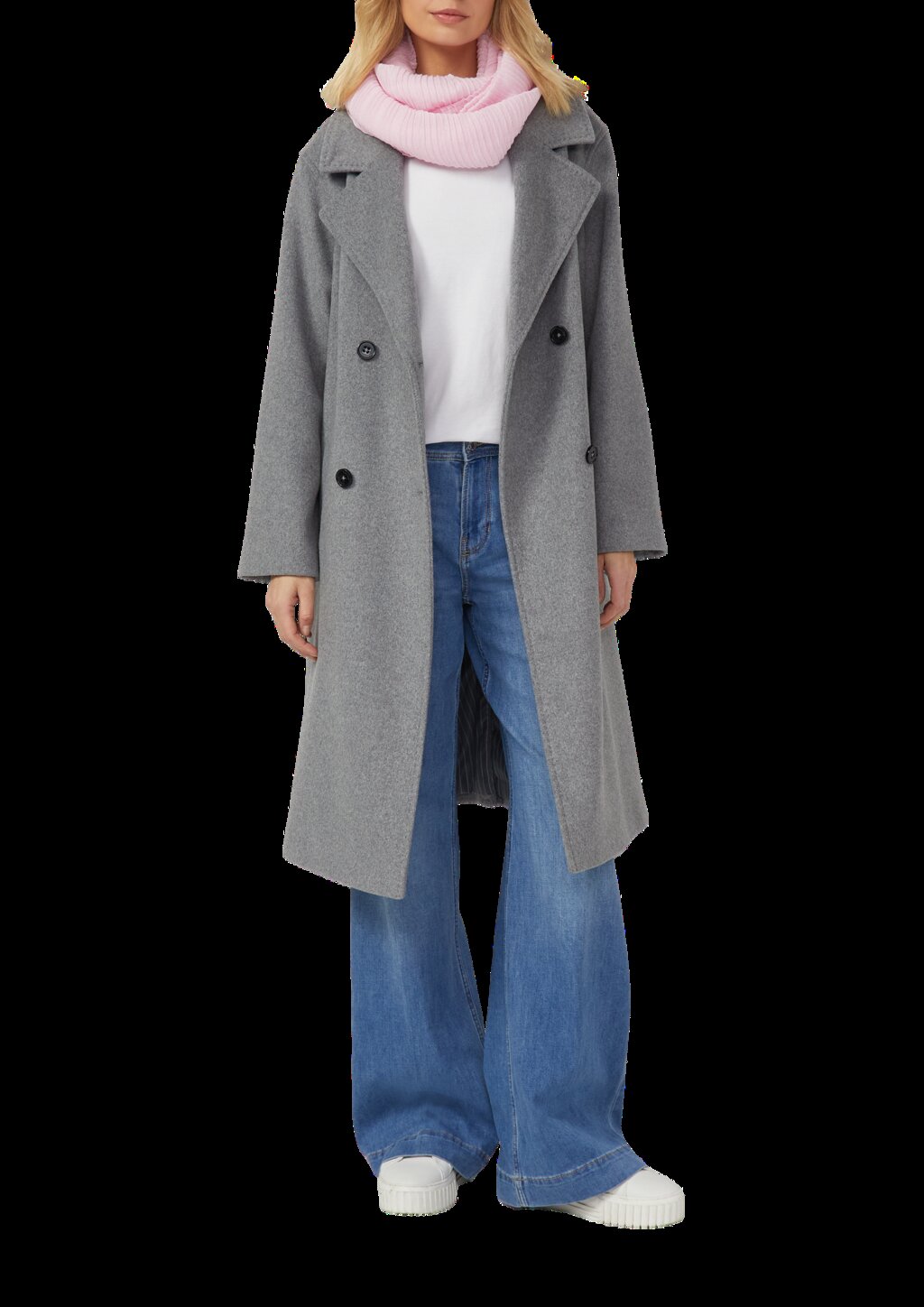 Loop-Schal in Plissee-Optik