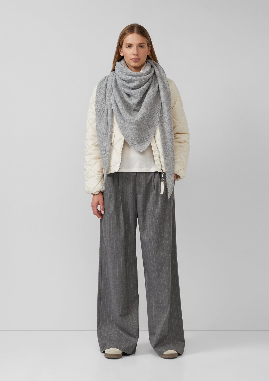 Dreieckstuch aus Bouclé