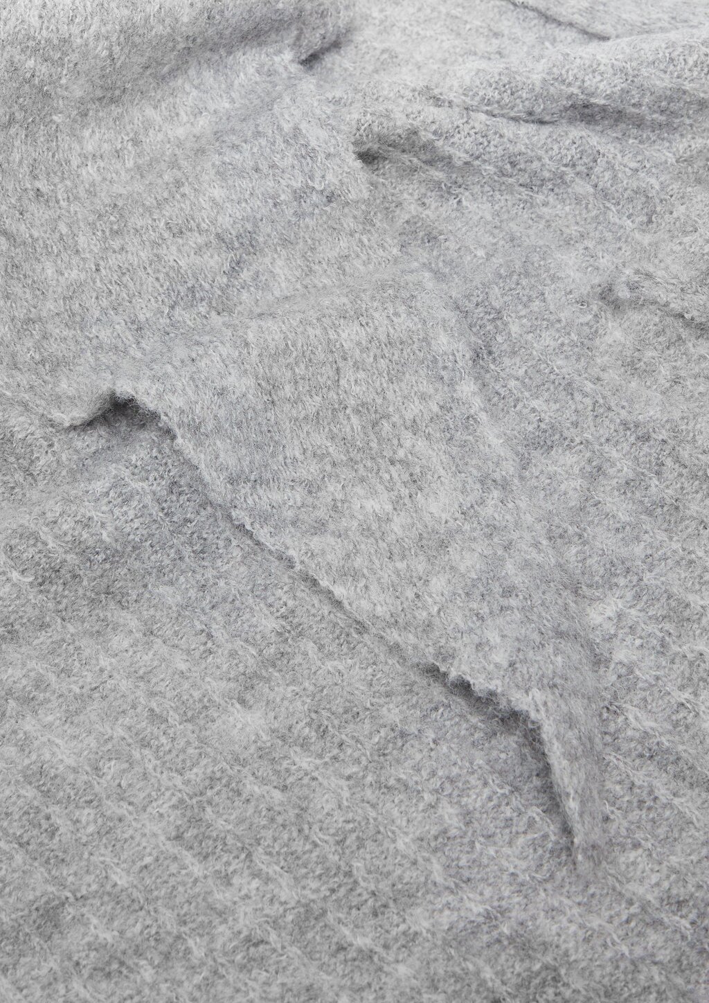 Dreieckstuch aus Bouclé