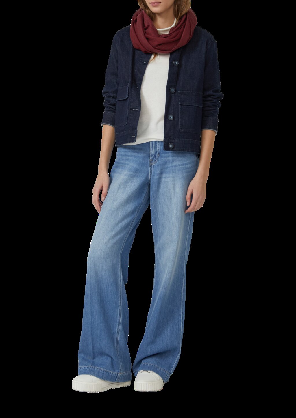 Allover gemusterter Loop-Schal