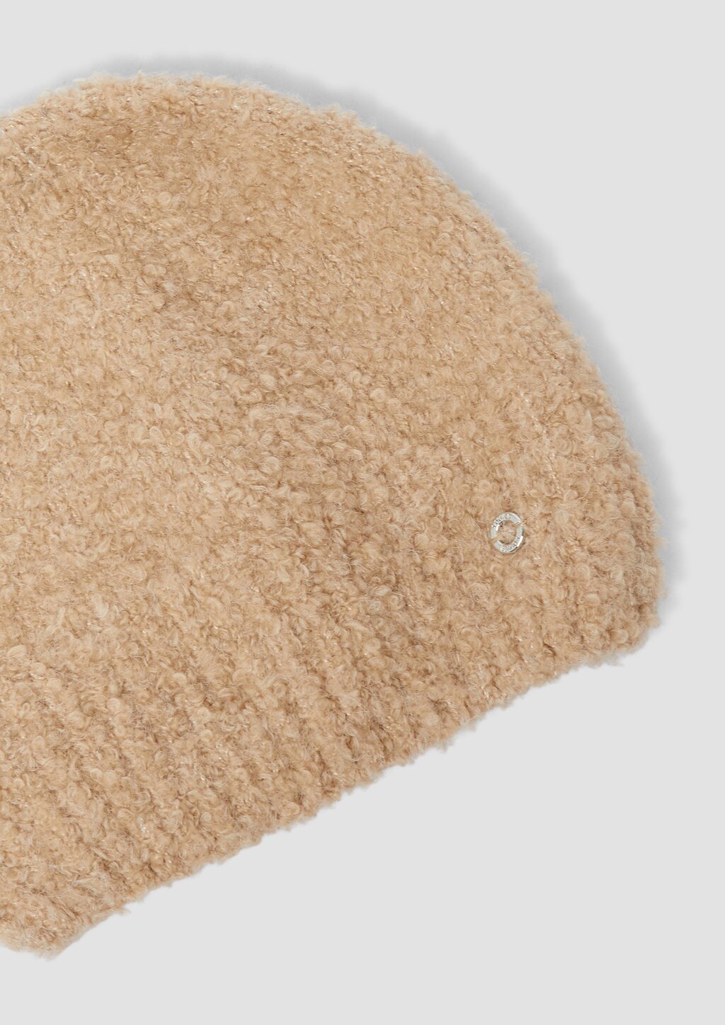 Beanie in Bouclé-Optik