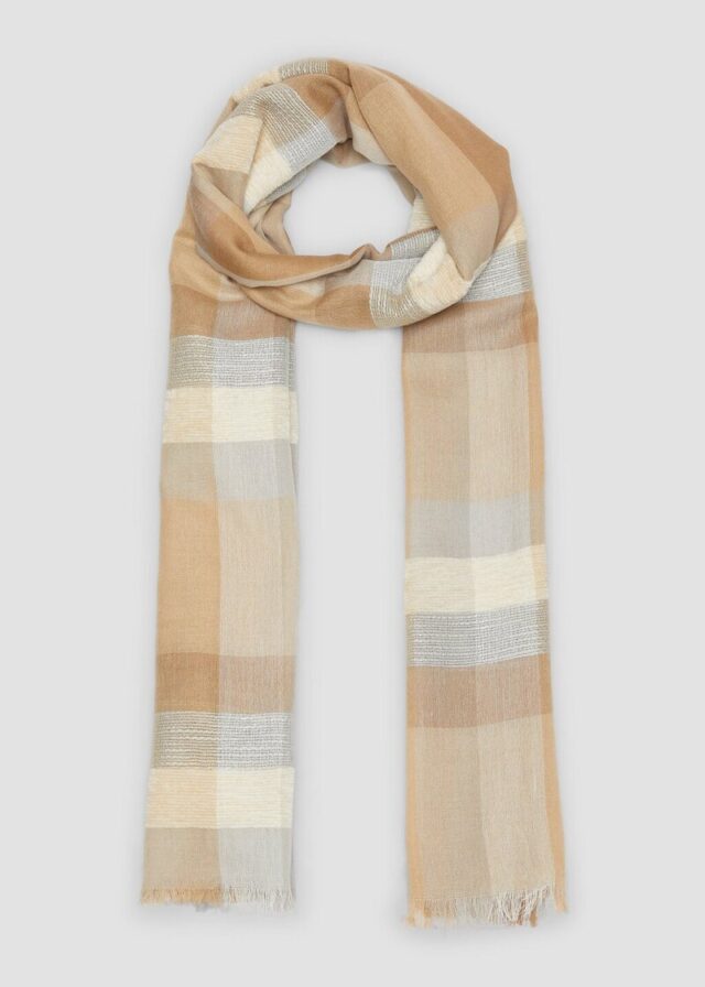 Schal mit Karo-Print