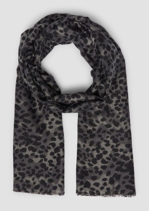 Schal mit Allover-Animal Print