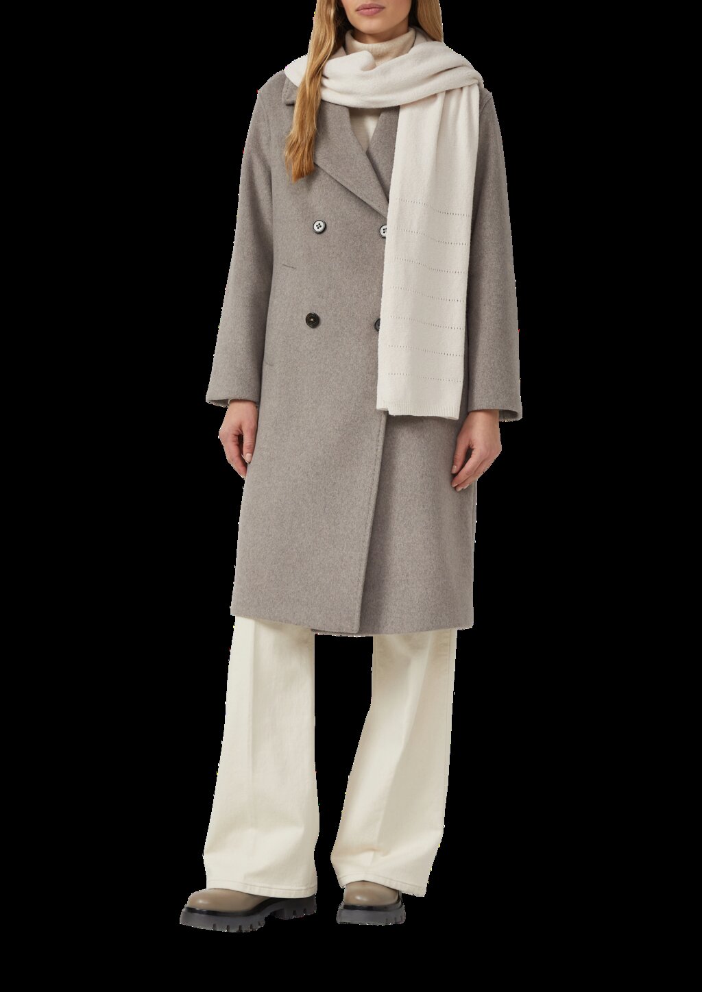 Schal aus Ajourstrick