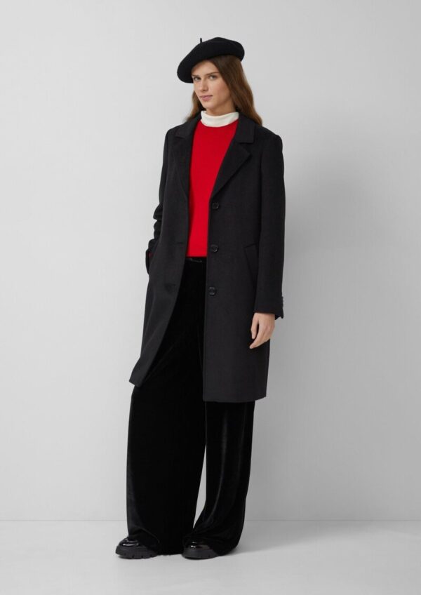 Barett mit Wollanteil