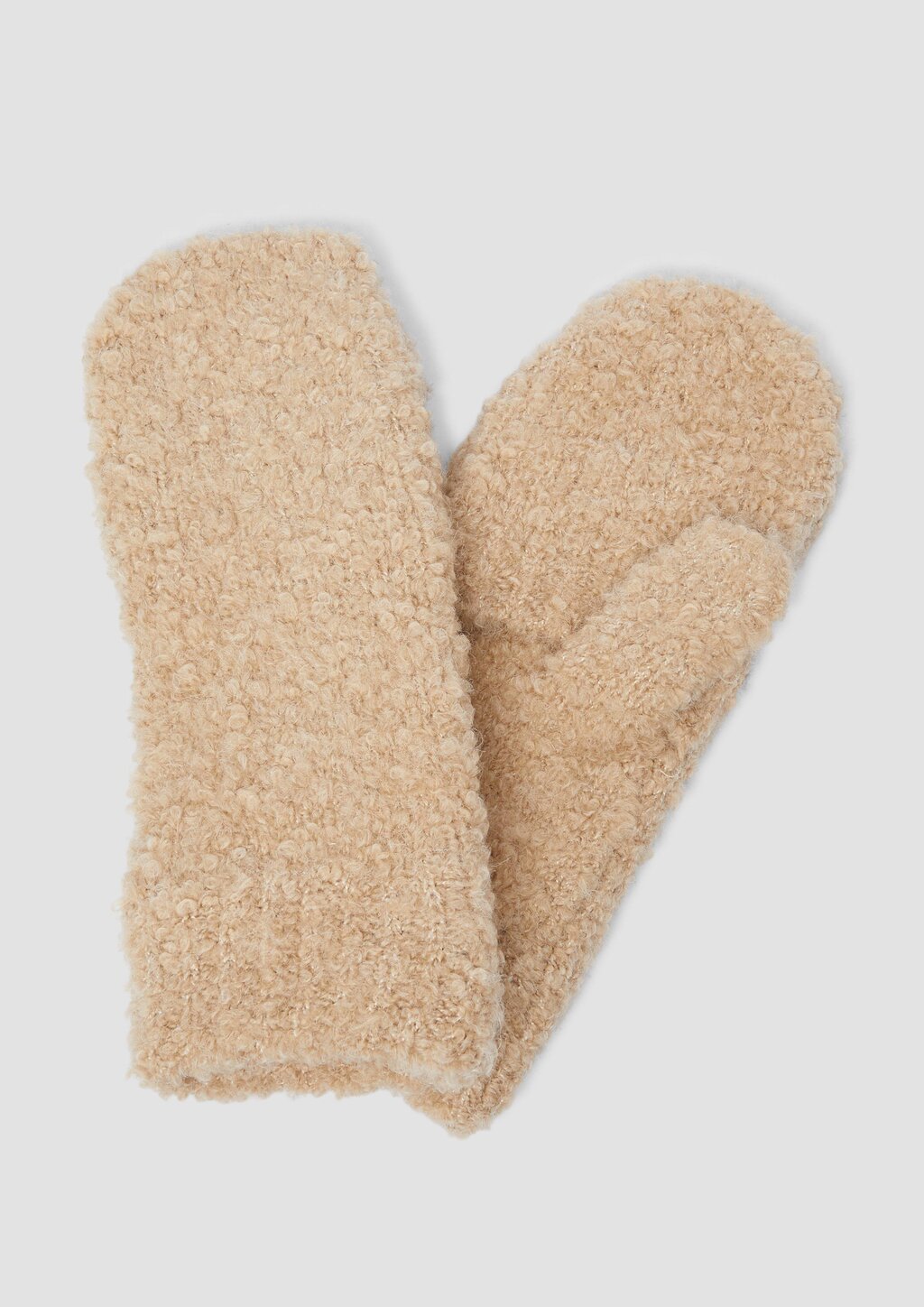 Fäustlinge aus Bouclé-Strick