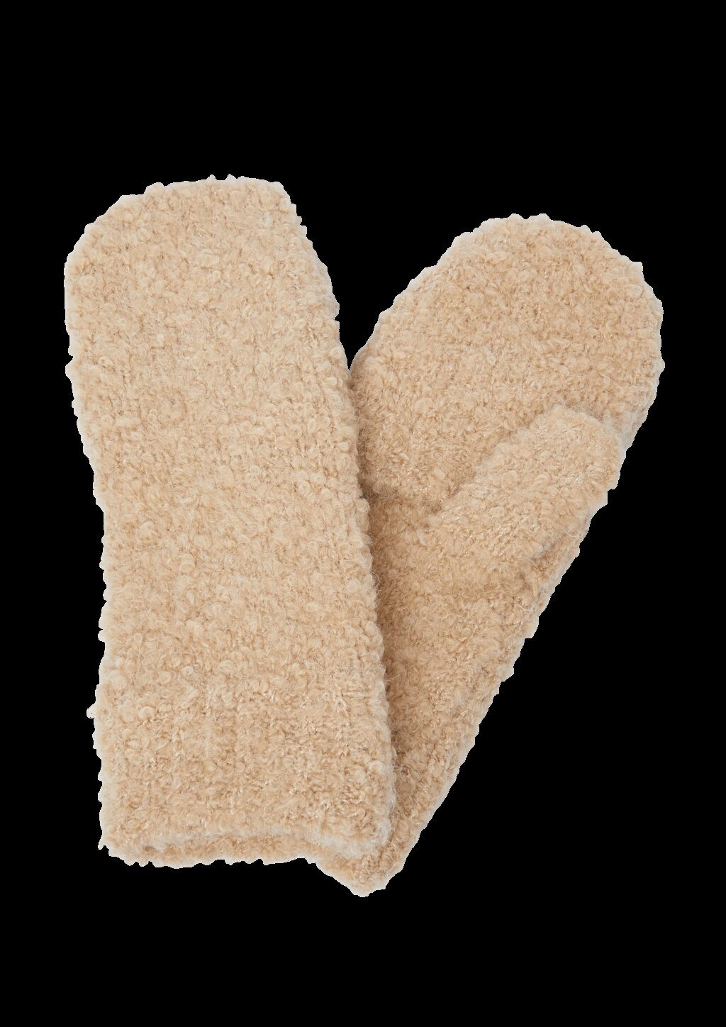 Fäustlinge aus Bouclé-Strick