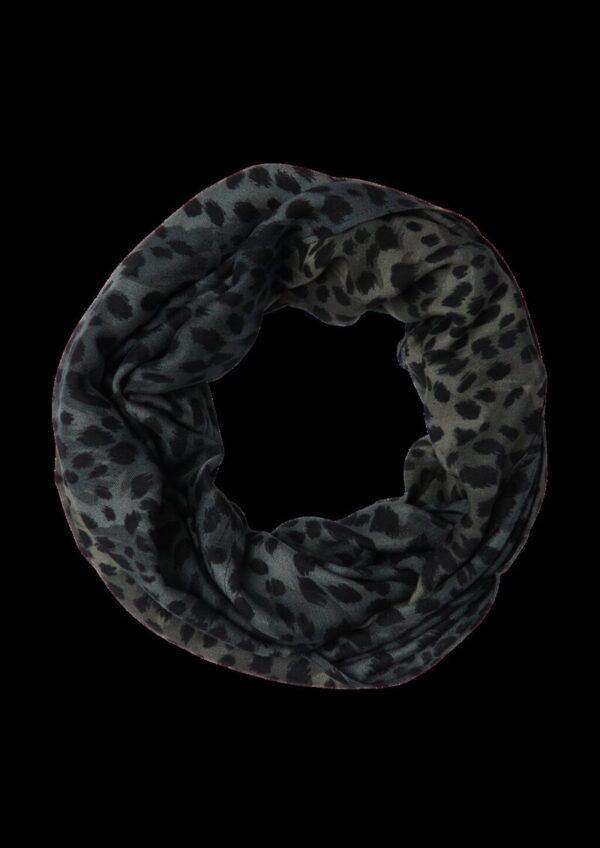 Loop-Schal mit Allover-Animal-Muster
