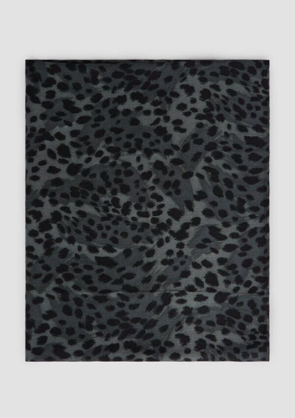 Loop-Schal mit Allover-Animal-Muster