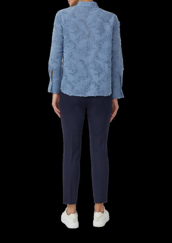 Hemdbluse mit 3D-Effekt