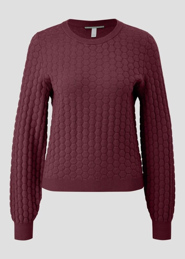 Strukturierter Pullover