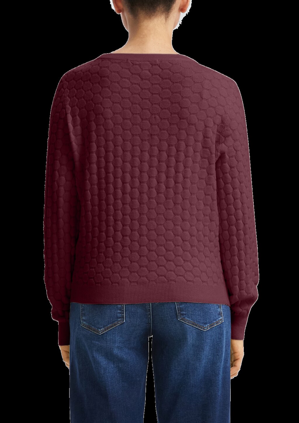 Strukturierter Pullover