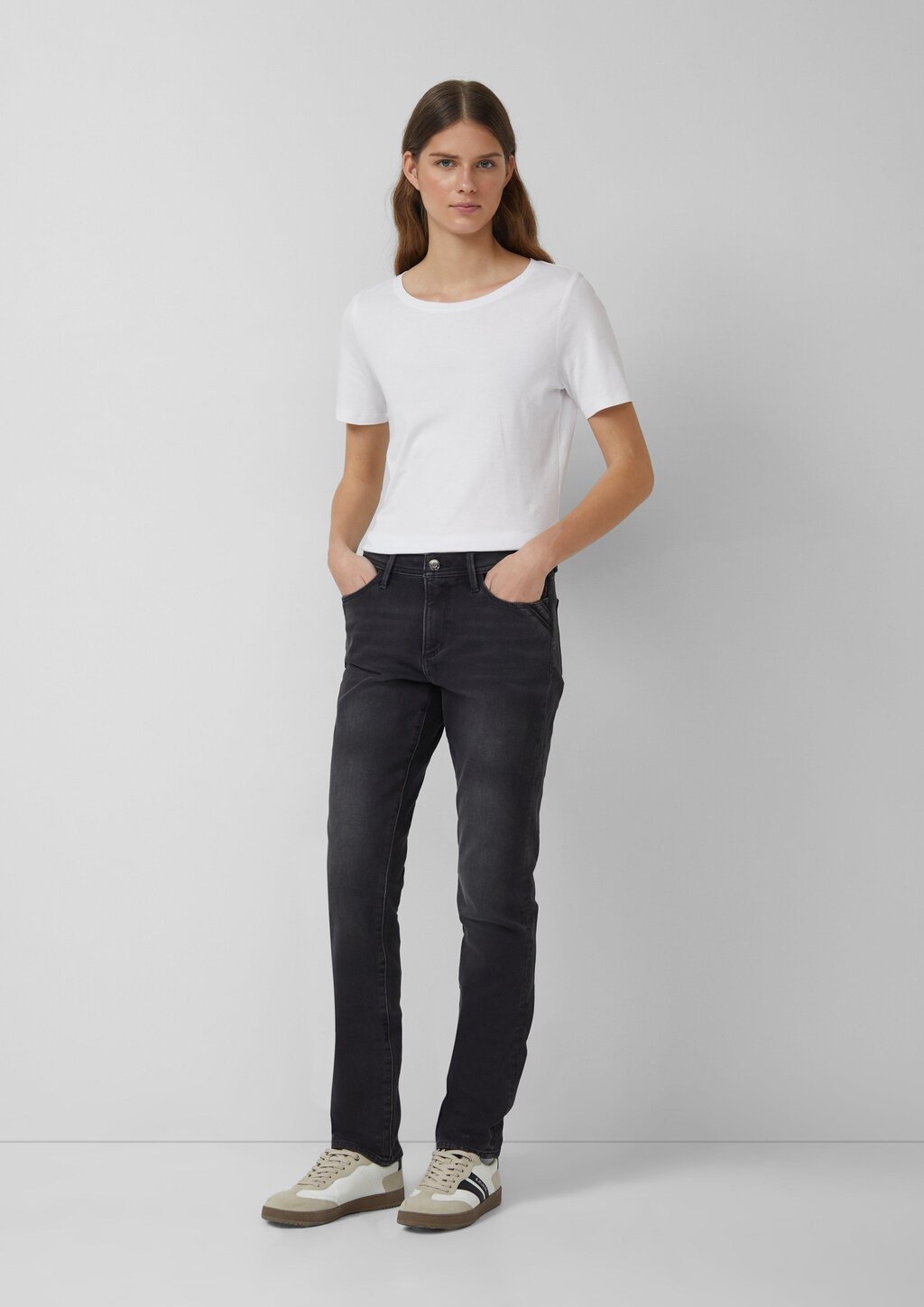 Jeans Betsy / Slim Fit / Mid Rise / Slim Leg / cosy inside
