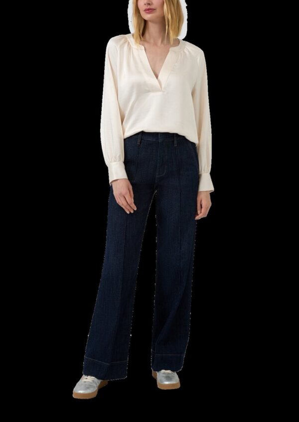 Jeans Suri / Regular Fit / High Rise / Wide Leg / mit Glitzergarn