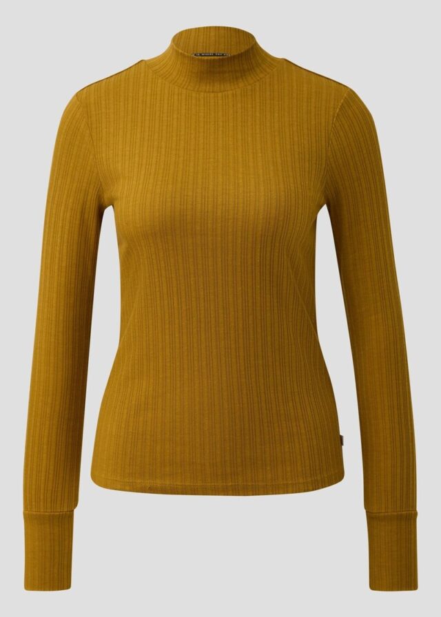 Geripptes Langarmshirt