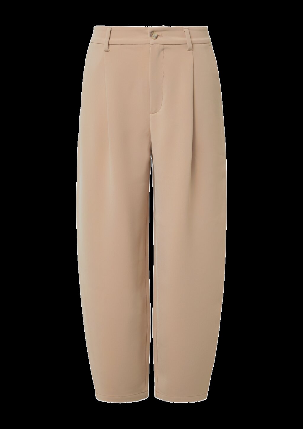 Barrel-Leg-Hose mit Bundfalten