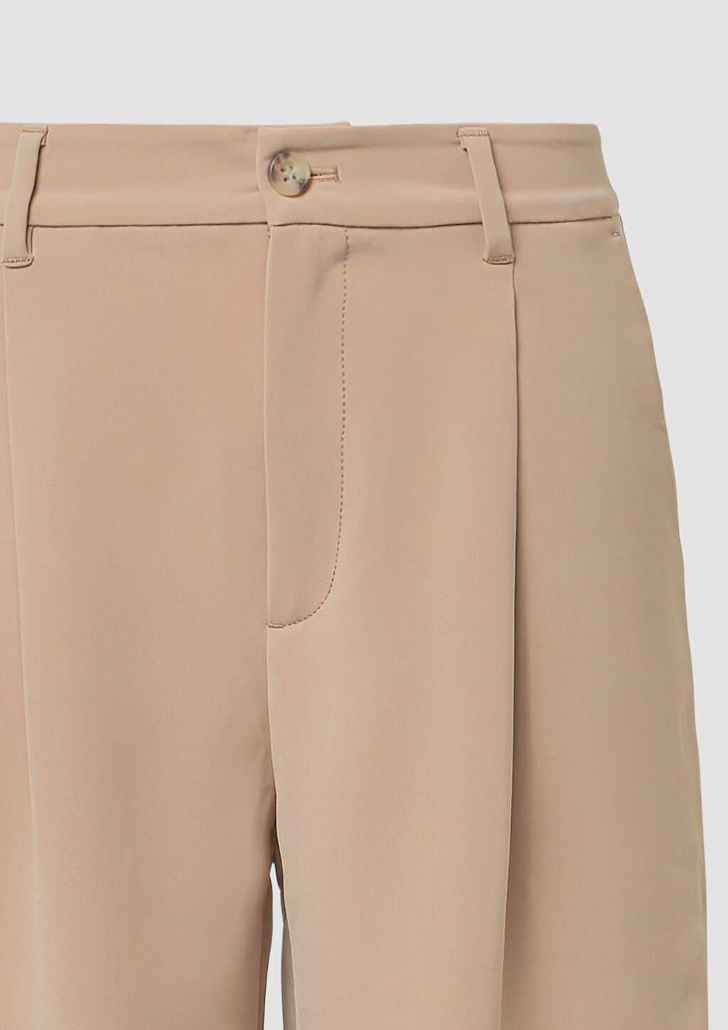 Barrel-Leg-Hose mit Bundfalten