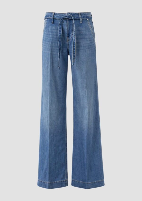 Jeans Suri/Regular Fit/Mid Rise/Wide Leg/mit Gürtel