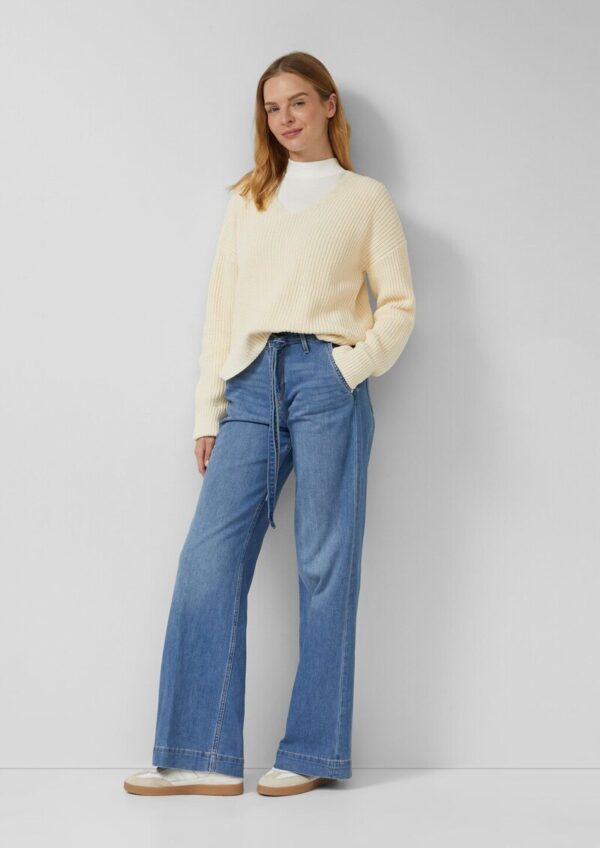 Jeans Suri/Regular Fit/Mid Rise/Wide Leg/mit Gürtel