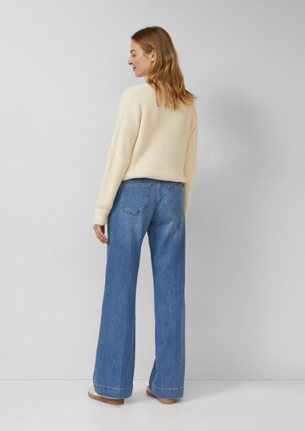Jeans Suri/Regular Fit/Mid Rise/Wide Leg/mit Gürtel