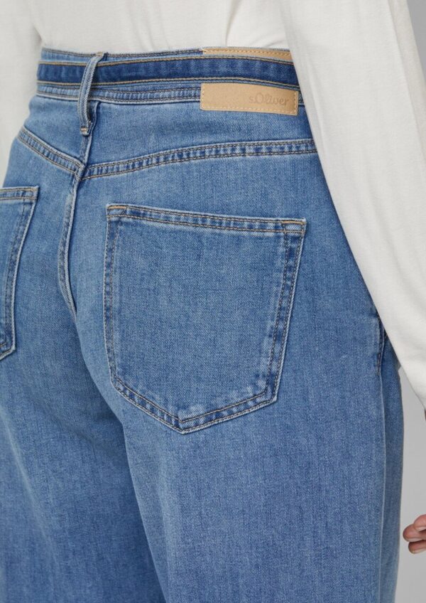 Jeans Suri/Regular Fit/Mid Rise/Wide Leg/mit Gürtel