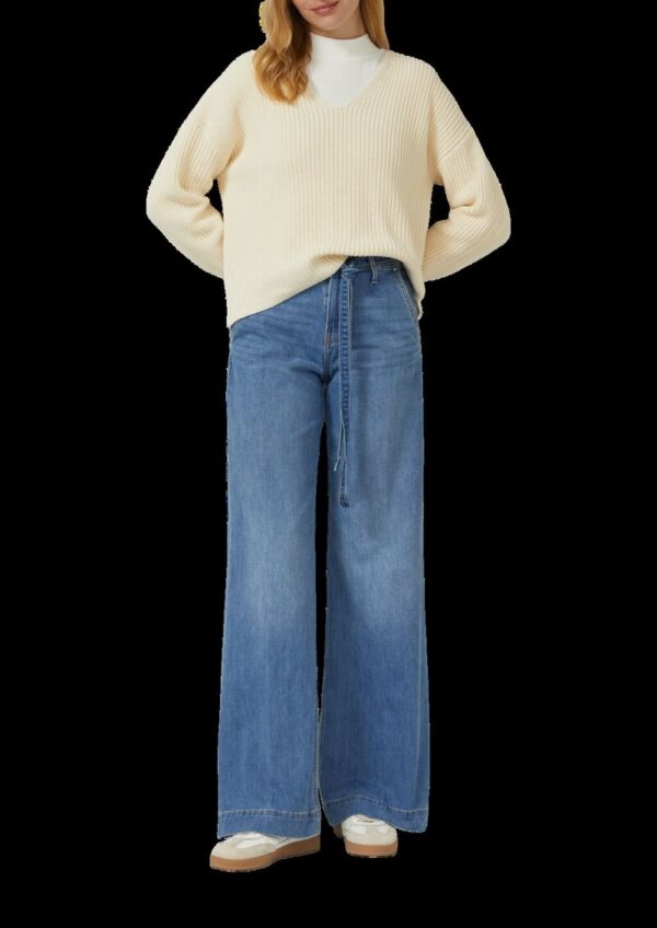 Jeans Suri/Regular Fit/Mid Rise/Wide Leg/mit Gürtel
