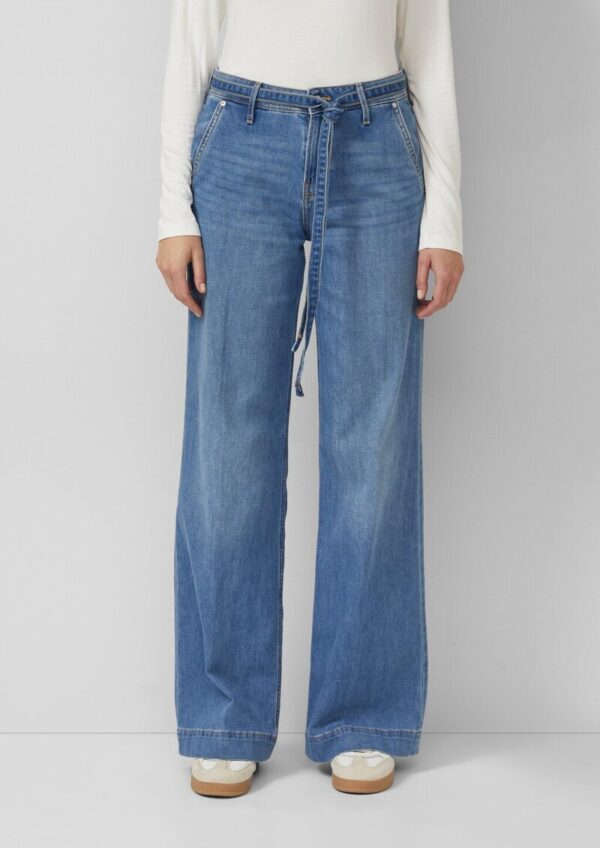 Jeans Suri/Regular Fit/Mid Rise/Wide Leg/mit Gürtel