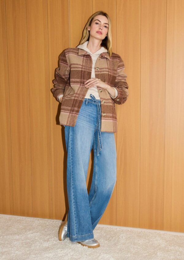 Jeans Suri/Regular Fit/Mid Rise/Wide Leg/mit Gürtel