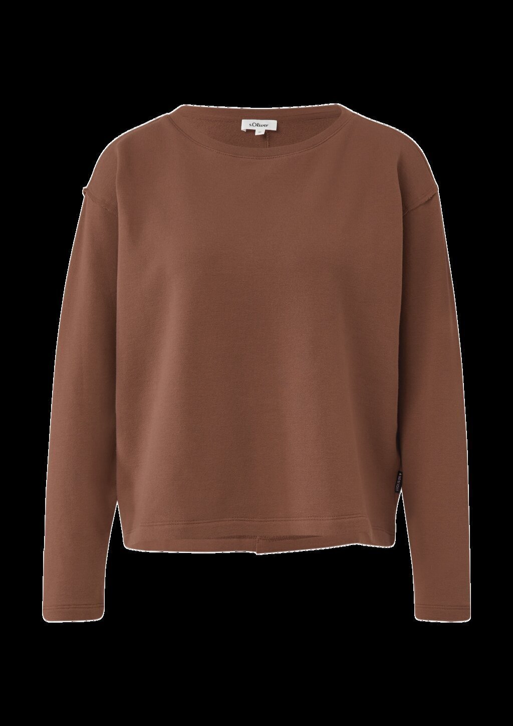 Verkürztes Sweatshirt mit Naht-Details