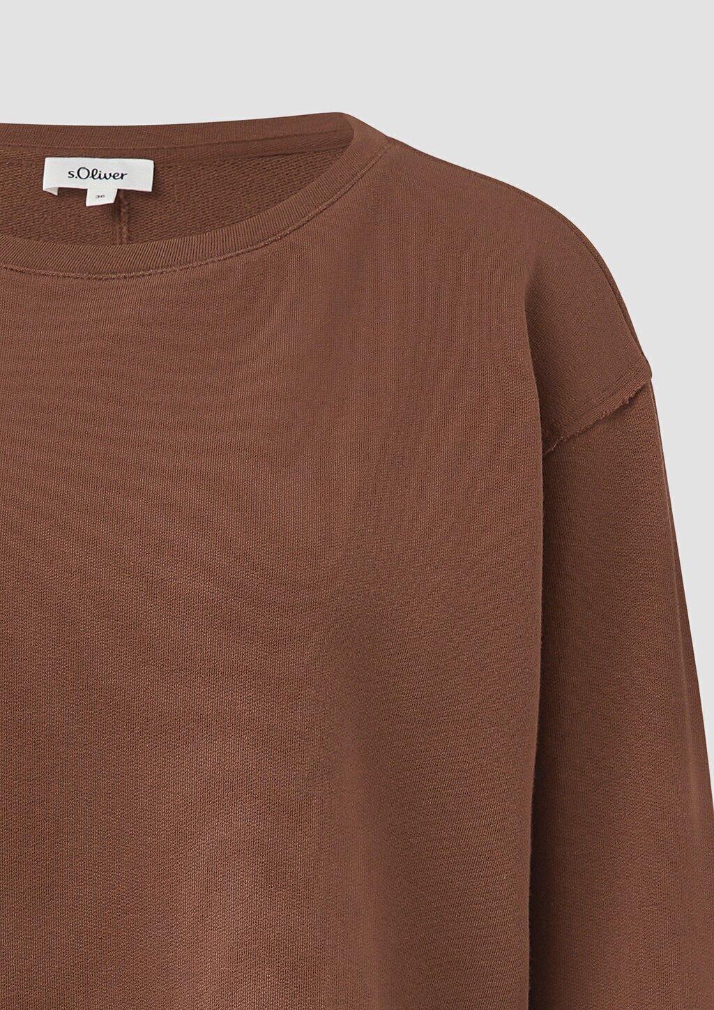 Verkürztes Sweatshirt mit Naht-Details