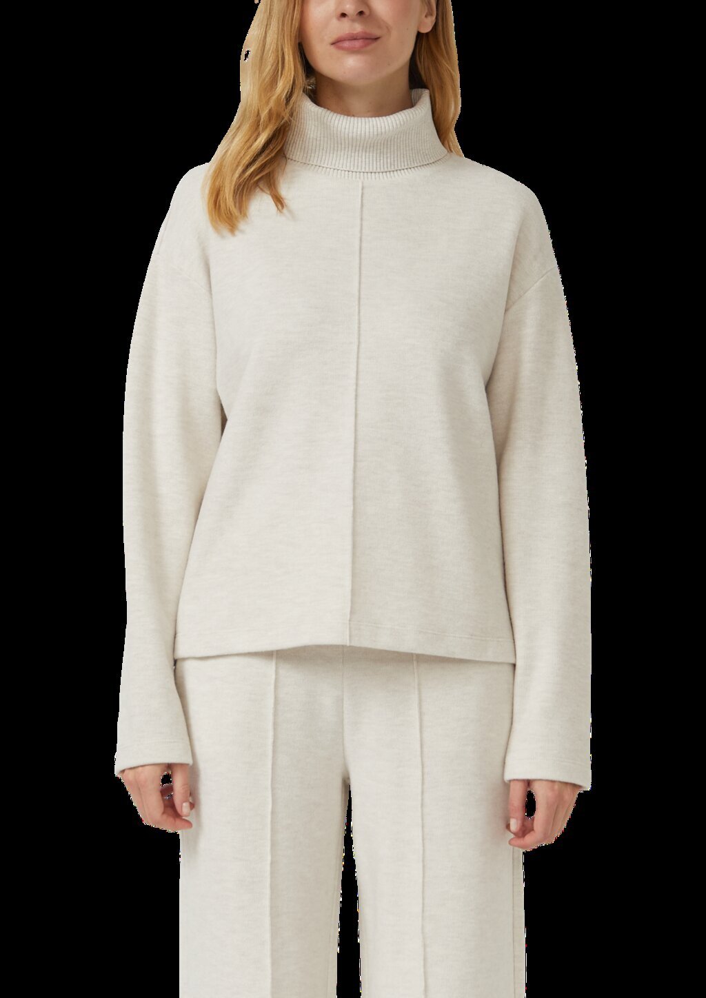 Weiches Sweatshirt mit hohem Rollkragen