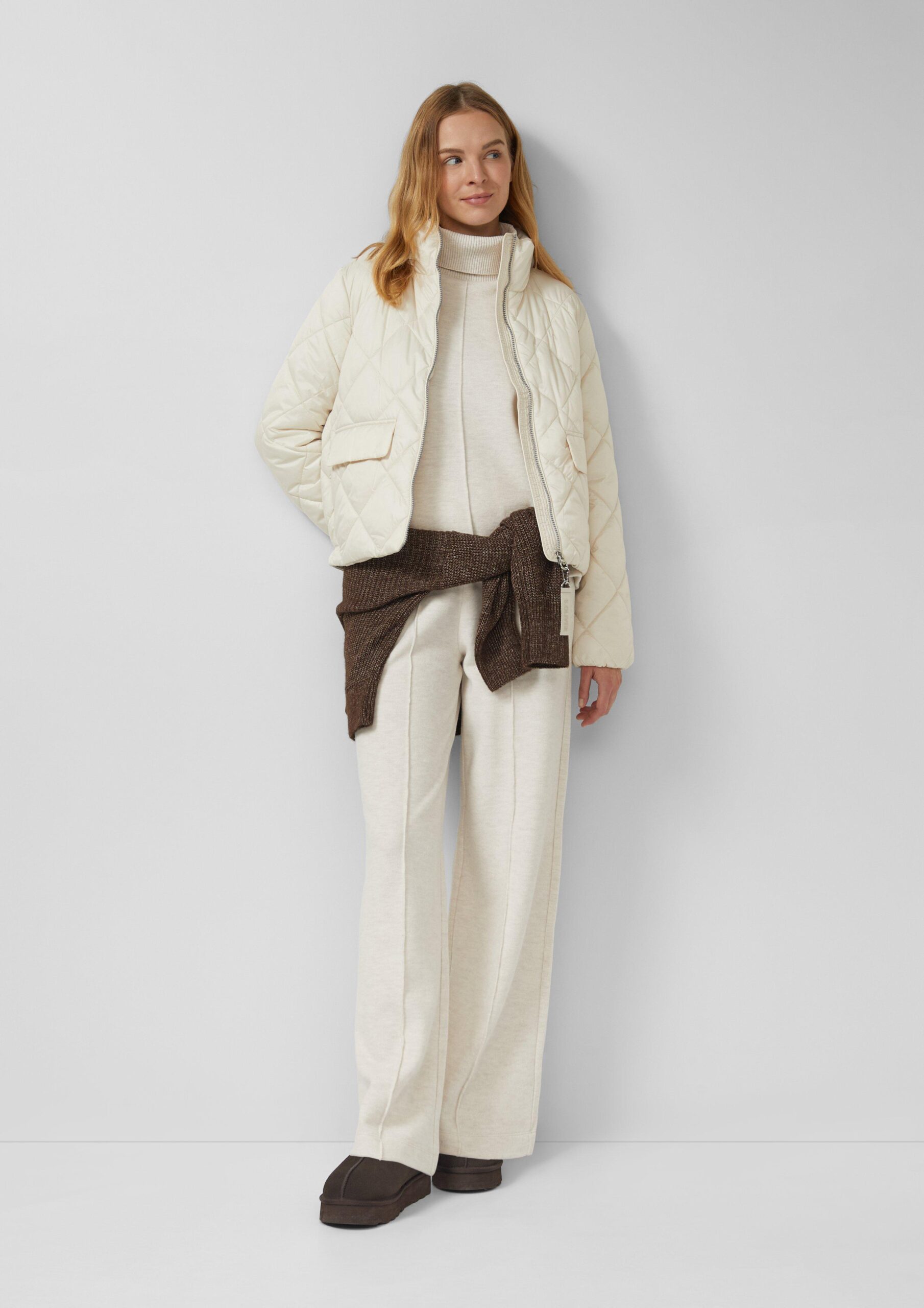 Weiches Sweatshirt mit hohem Rollkragen