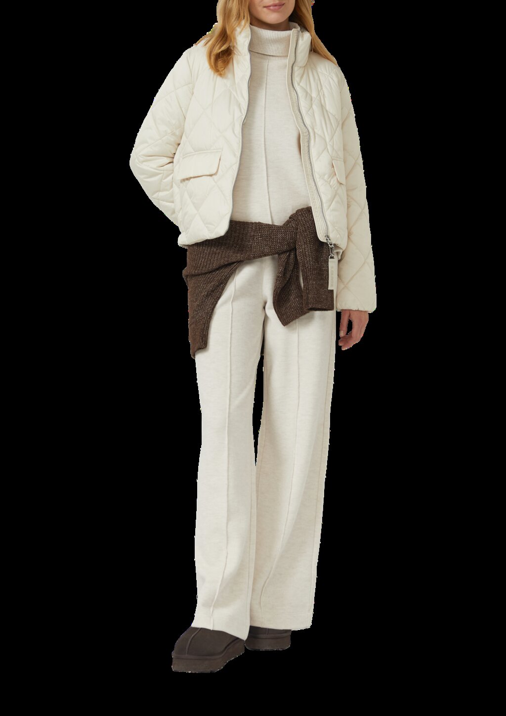 Weiches Sweatshirt mit hohem Rollkragen